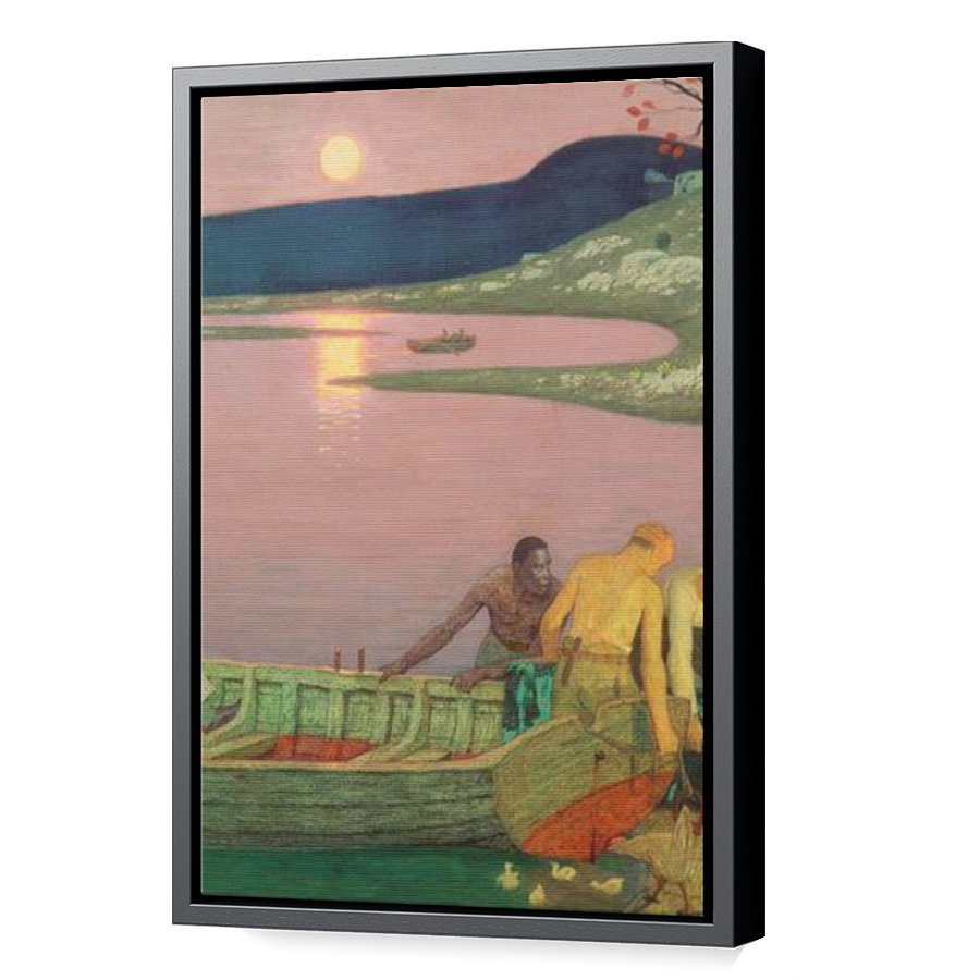 Thumbnail for Canvas - Black Floating Frame