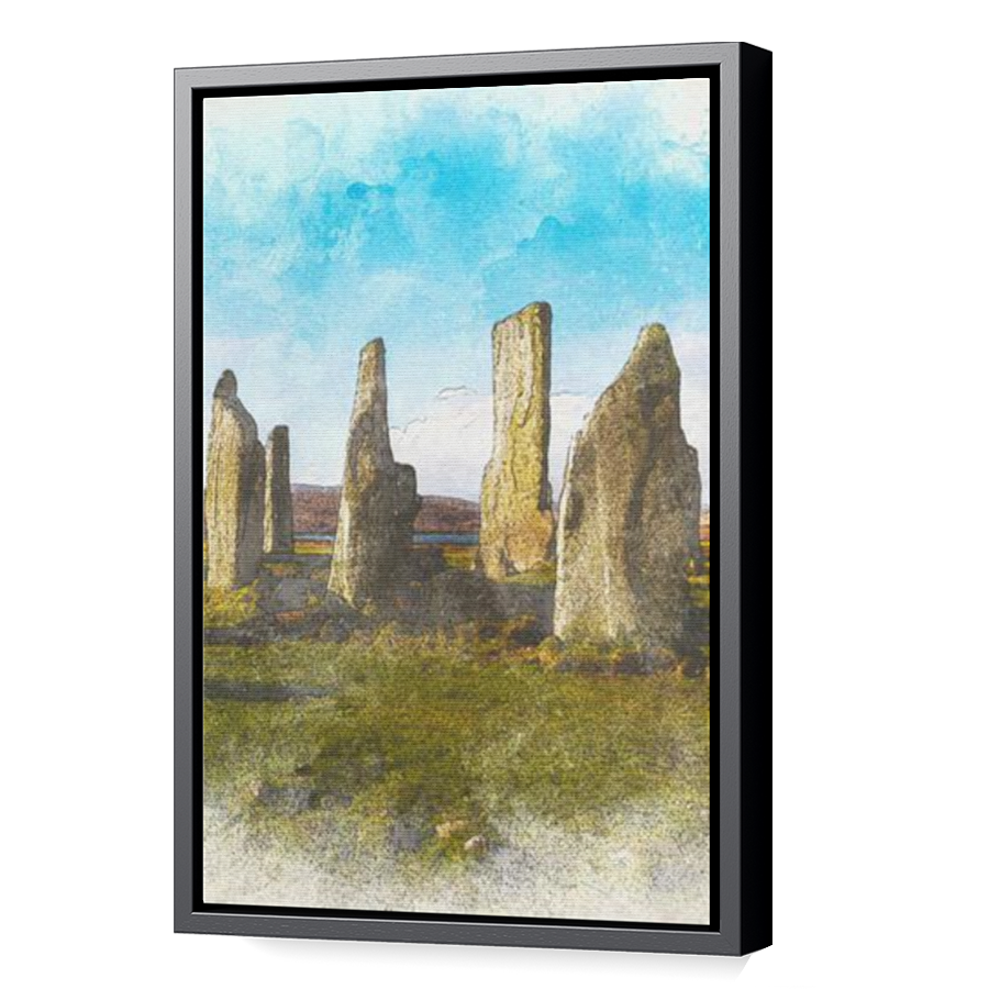 Thumbnail for Canvas - Black Floating Frame