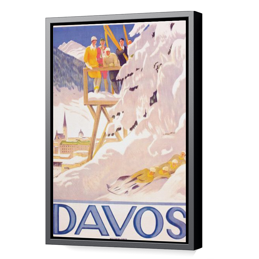 Thumbnail for Canvas - Black Floating Frame