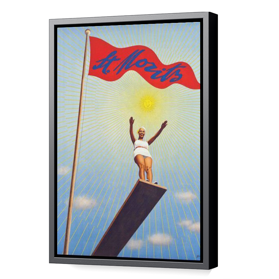 Thumbnail for Canvas - Black Floating Frame