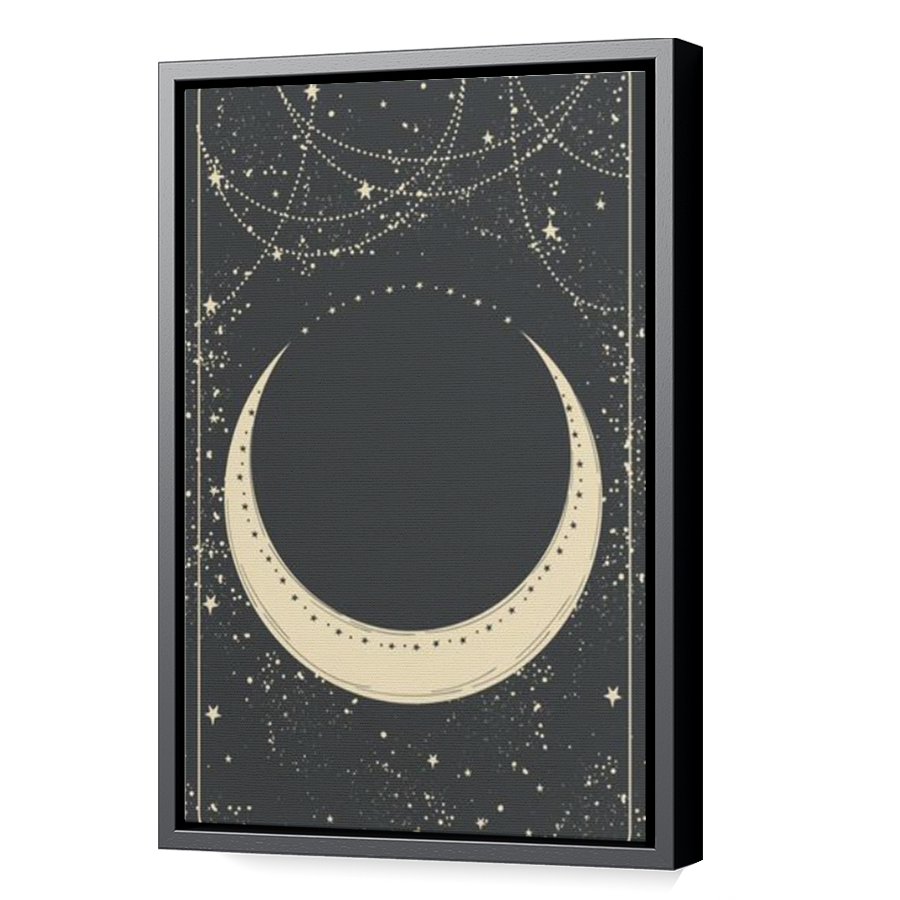 Thumbnail for Canvas - Black Floating Frame