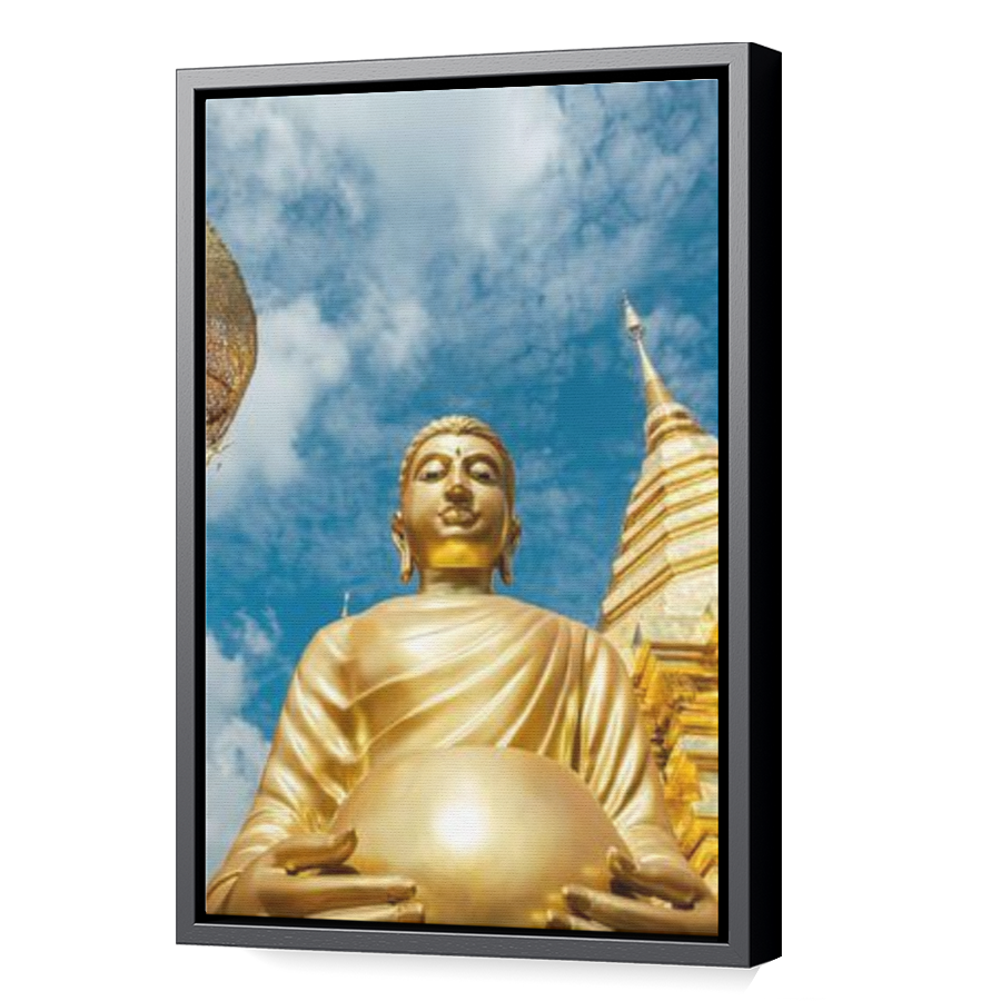 Thumbnail for Canvas - Black Floating Frame