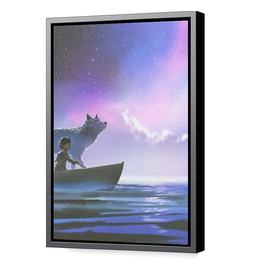 Thumbnail for Canvas - Black Floating Frame