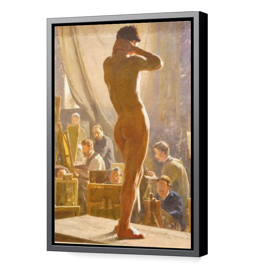 Thumbnail for Canvas - Black Floating Frame