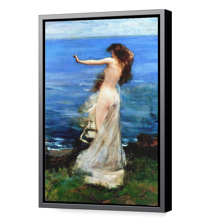 Thumbnail for Canvas - Black Floating Frame