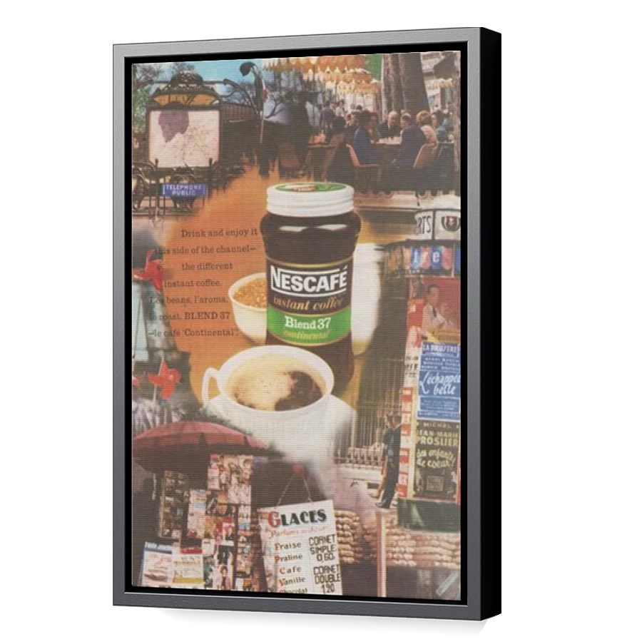 Thumbnail for Canvas - Black Floating Frame