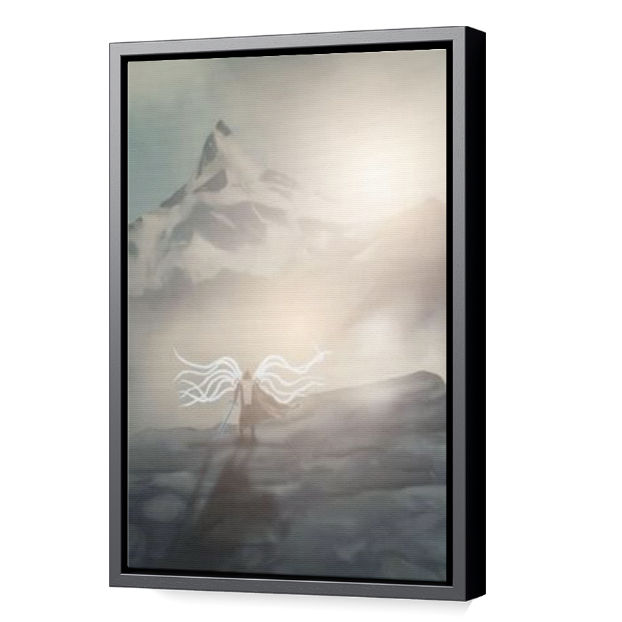Thumbnail for Canvas - Black Floating Frame