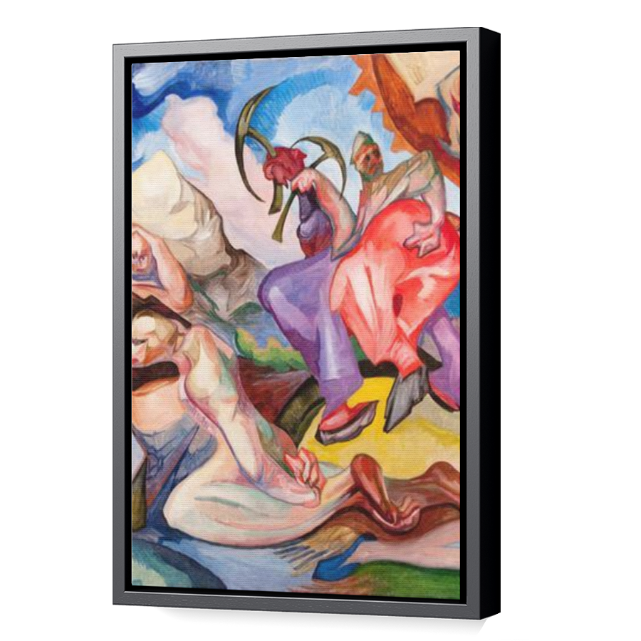 Thumbnail for Canvas - Black Floating Frame