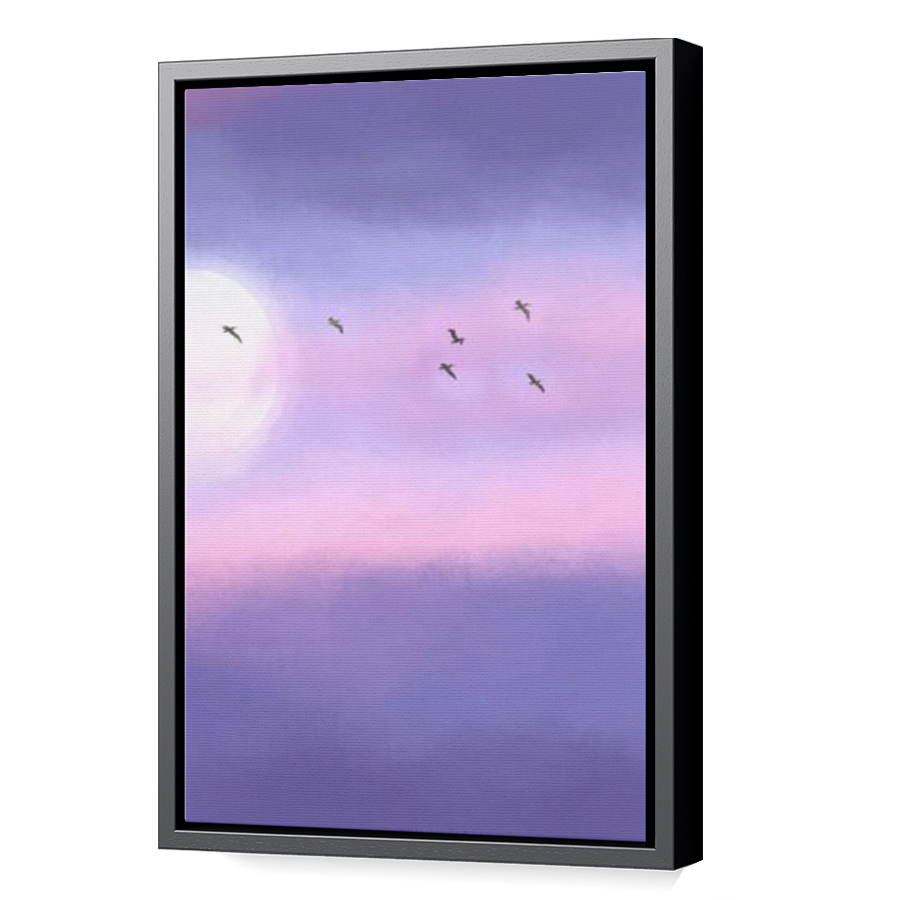 Thumbnail for Canvas - Black Floating Frame