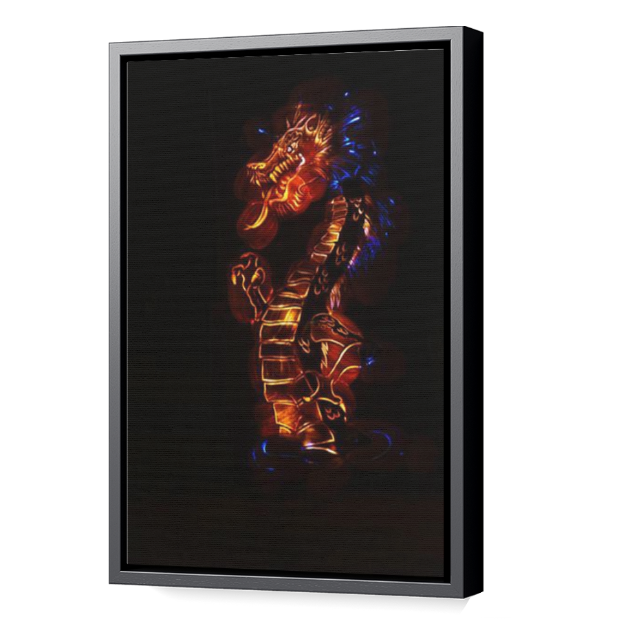 Thumbnail for Canvas - Black Floating Frame