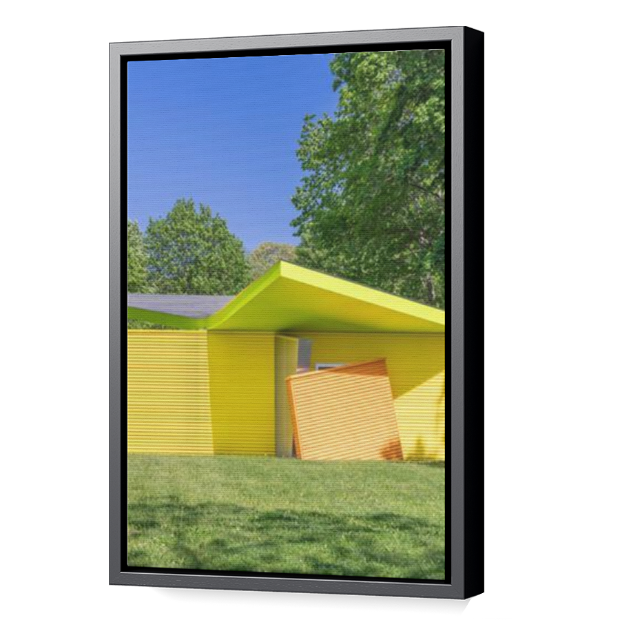 Thumbnail for Canvas - Black Floating Frame