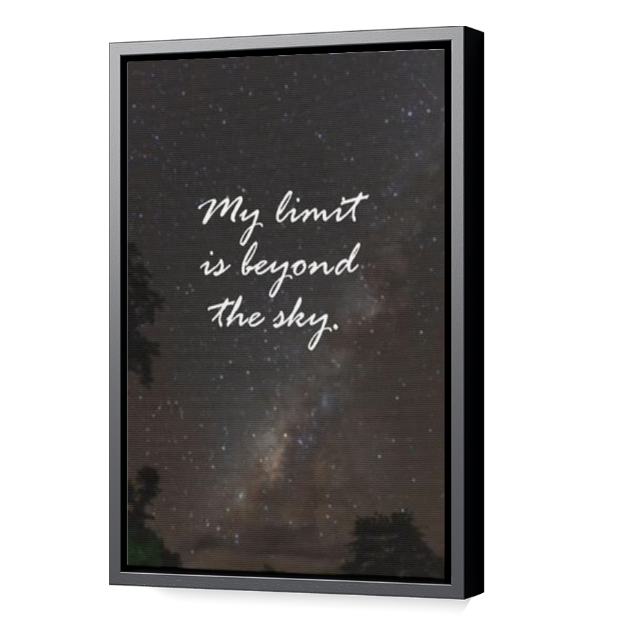 Thumbnail for Canvas - Black Floating Frame