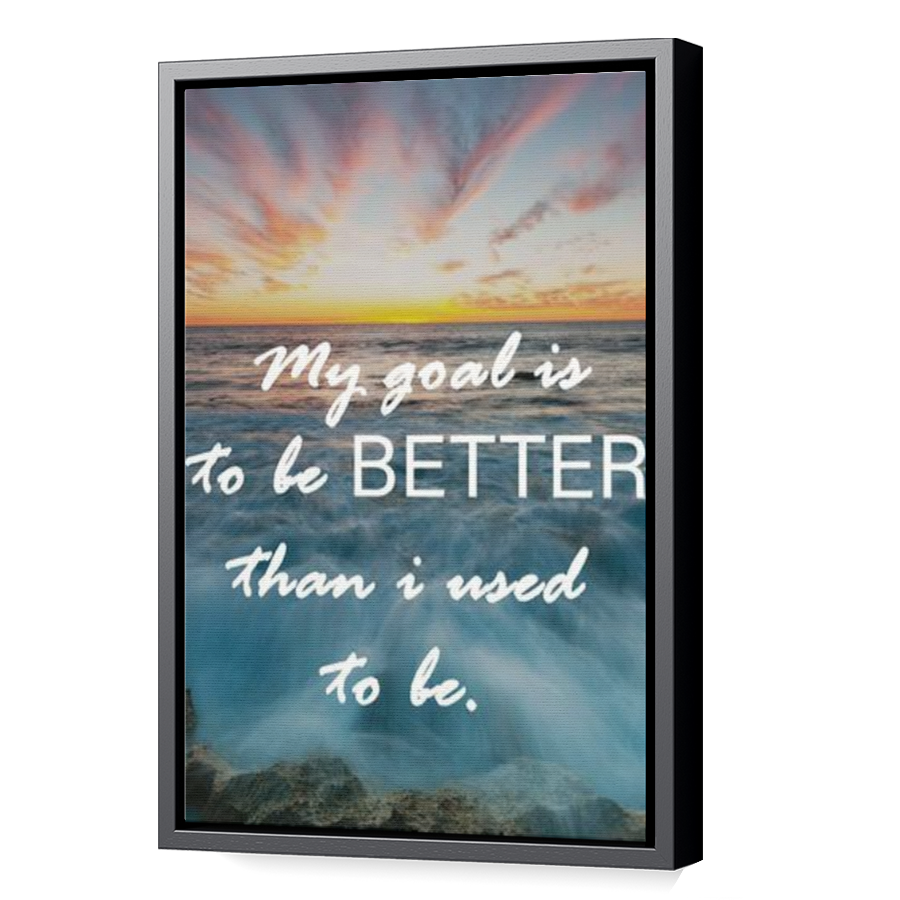 Thumbnail for Canvas - Black Floating Frame