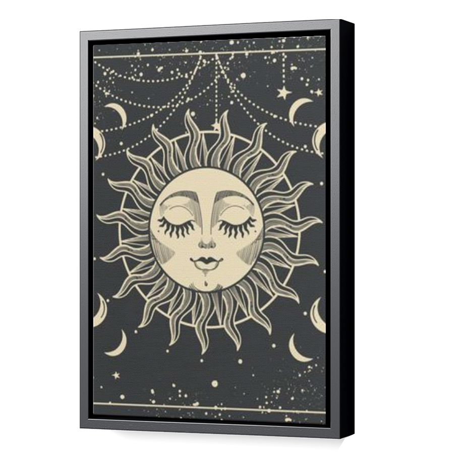 Thumbnail for Canvas - Black Floating Frame