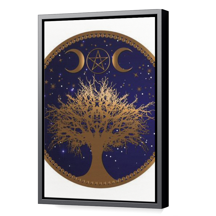 Thumbnail for Canvas - Black Floating Frame