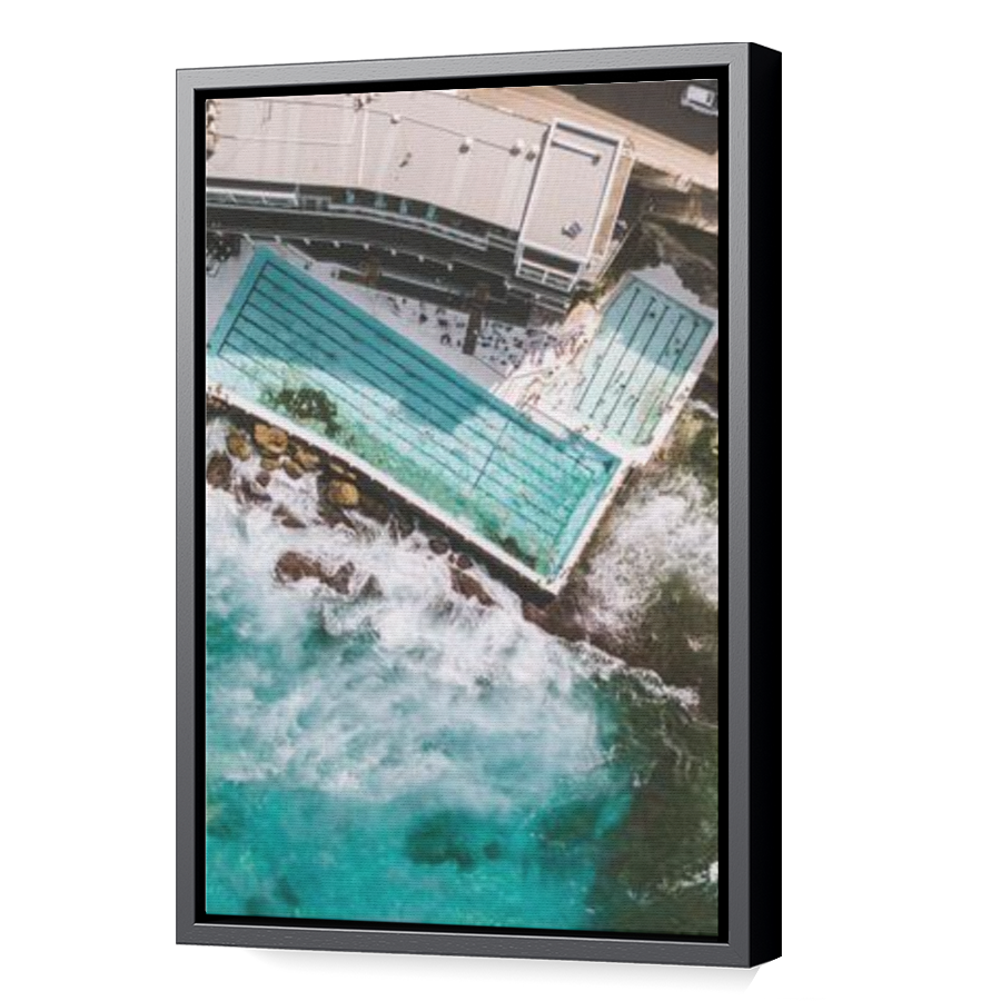 Thumbnail for Canvas - Black Floating Frame