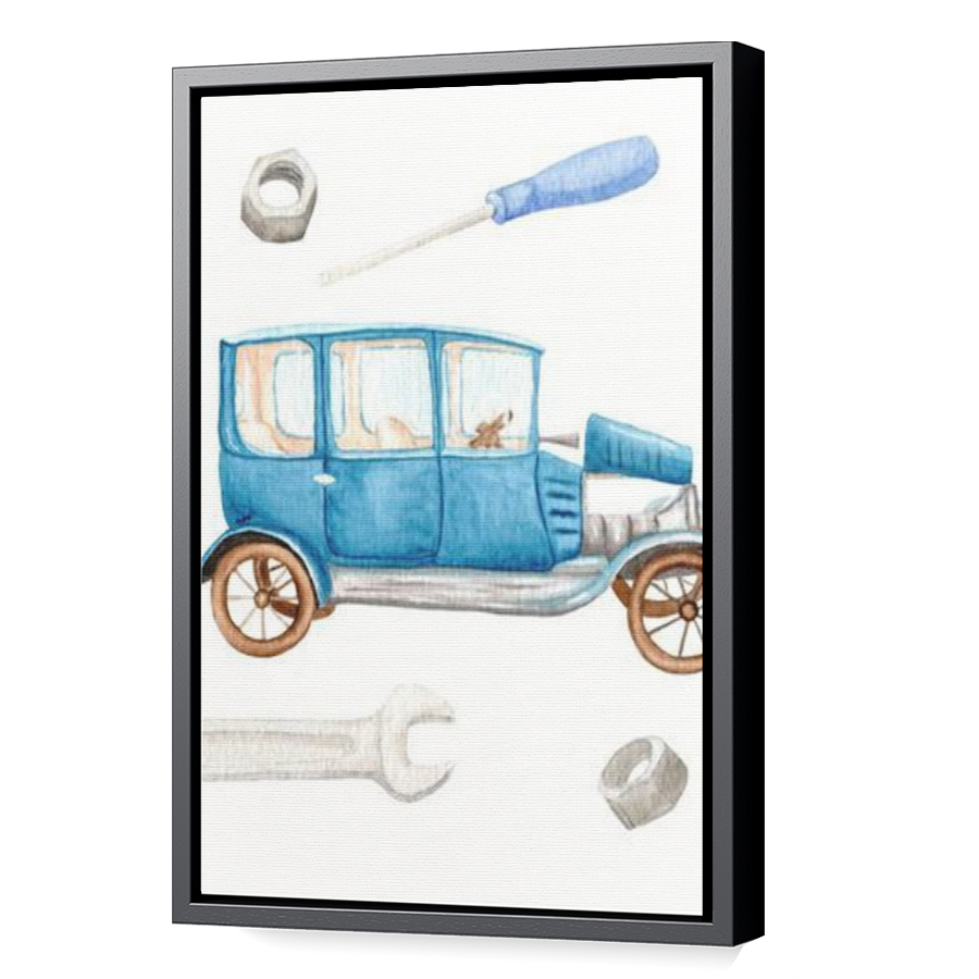 Thumbnail for Canvas - Black Floating Frame