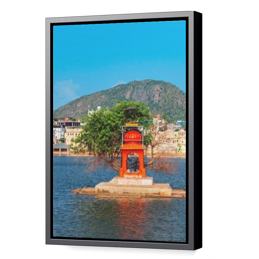 Thumbnail for Canvas - Black Floating Frame