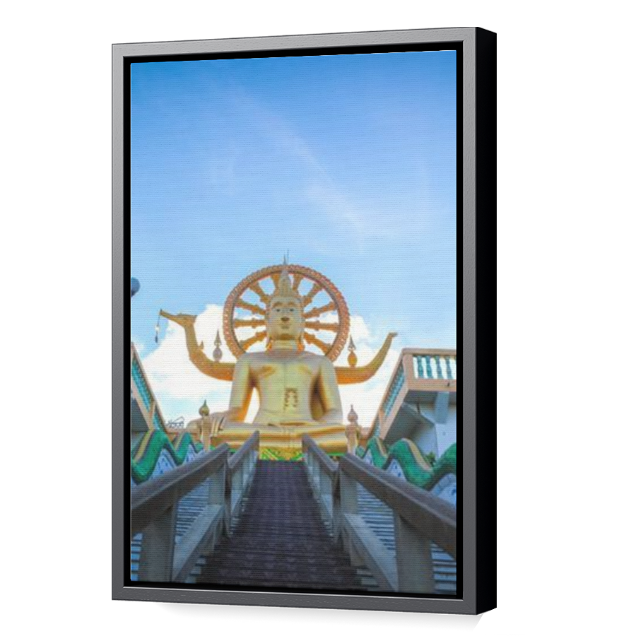 Thumbnail for Canvas - Black Floating Frame