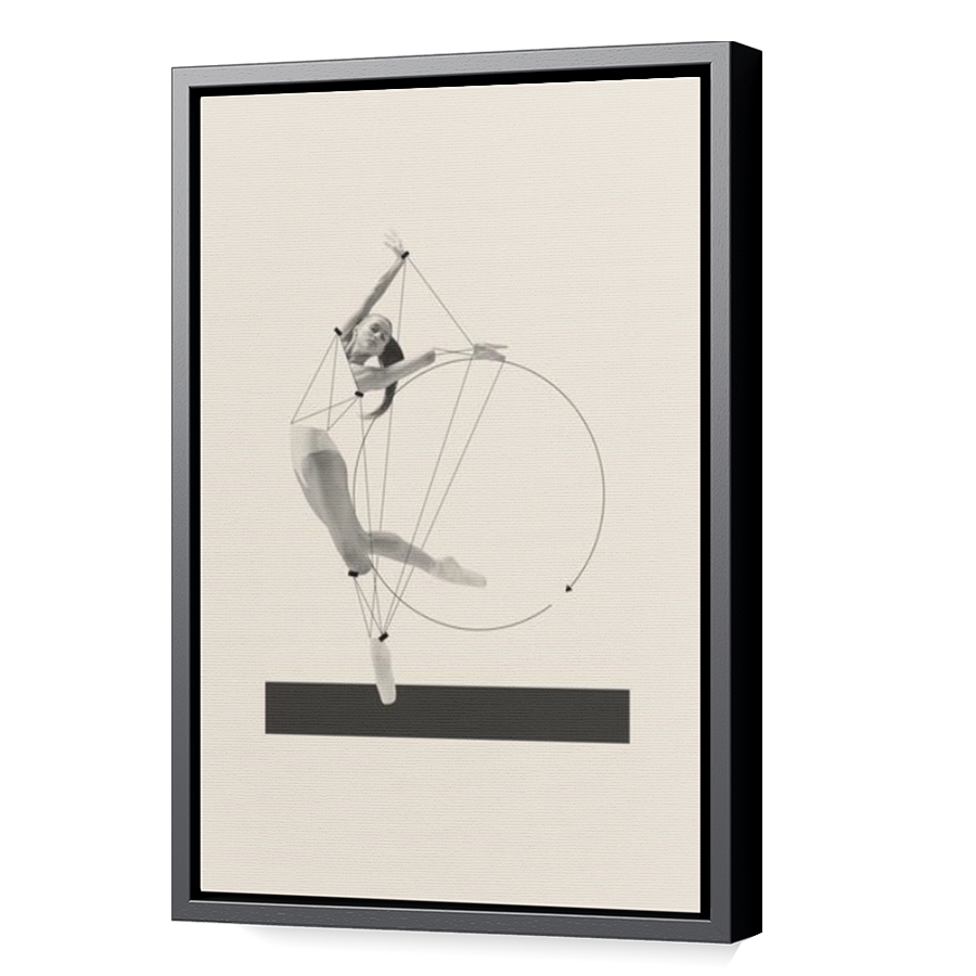Thumbnail for Canvas - Black Floating Frame