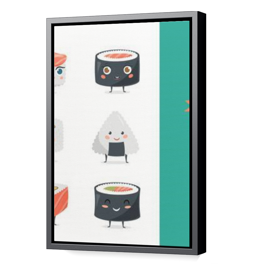 Thumbnail for Canvas - Black Floating Frame
