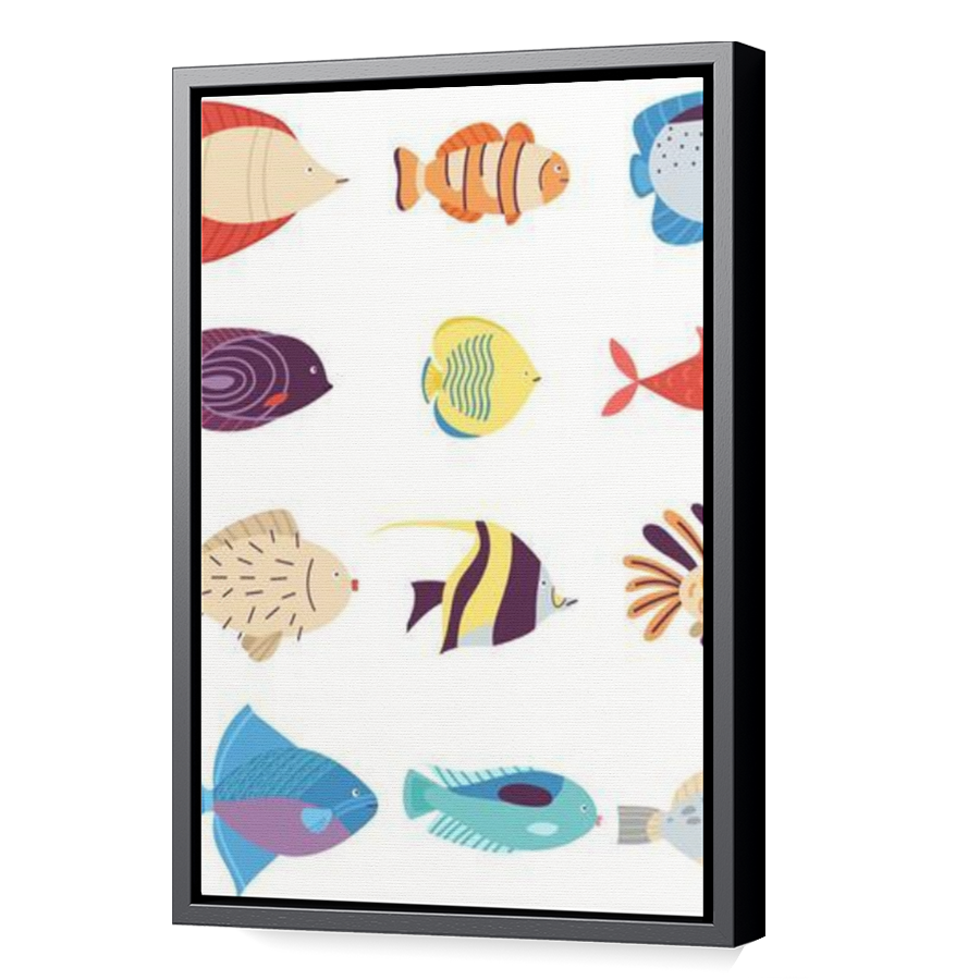 Thumbnail for Canvas - Black Floating Frame