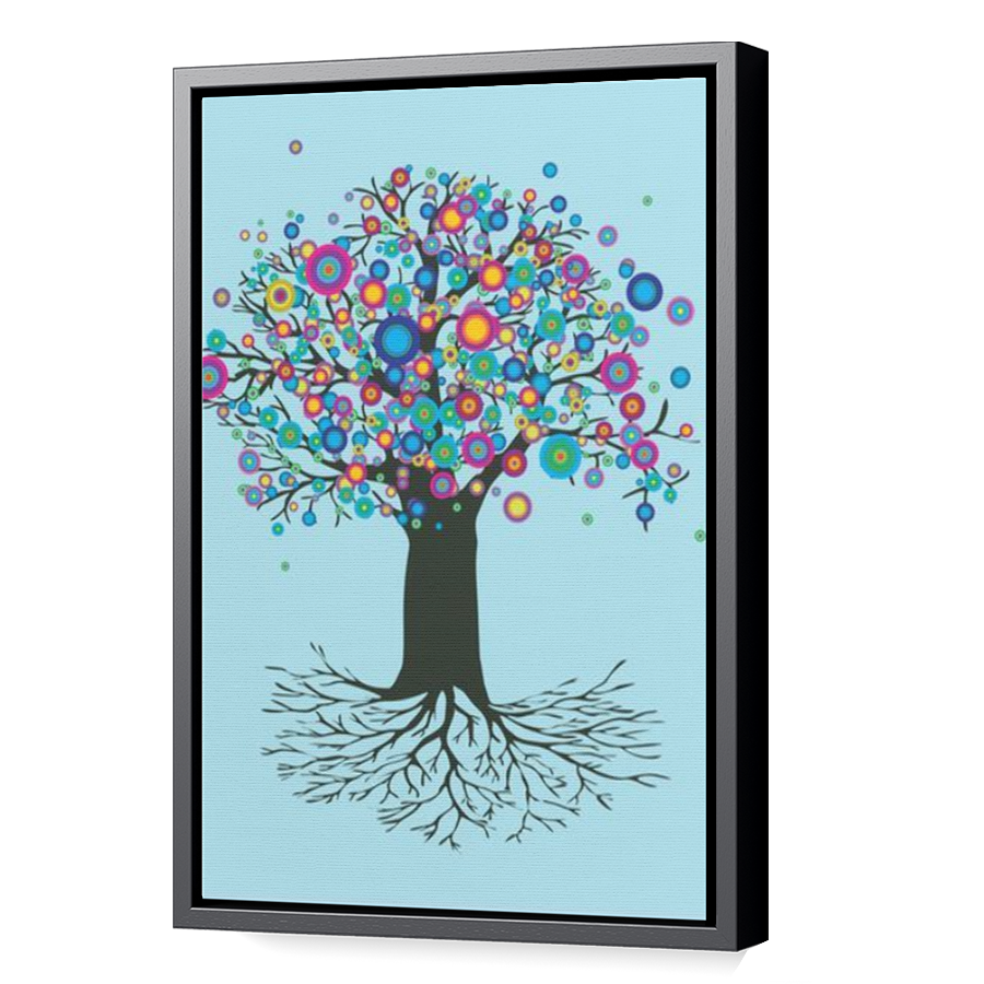 Thumbnail for Canvas - Black Floating Frame