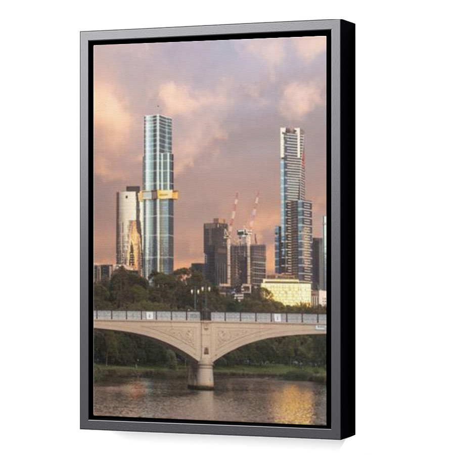 Thumbnail for Canvas - Black Floating Frame