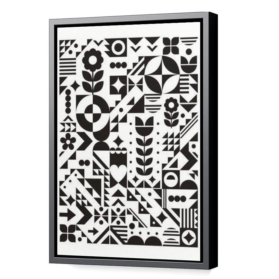 Thumbnail for Canvas - Black Floating Frame