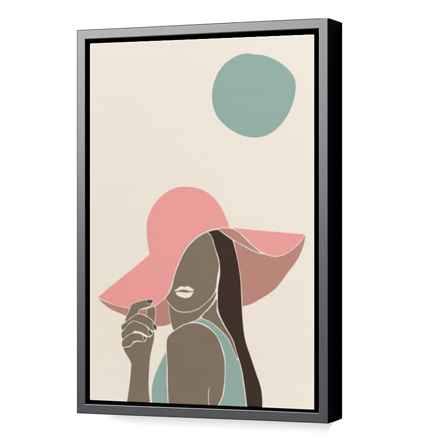 Thumbnail for Canvas - Black Floating Frame