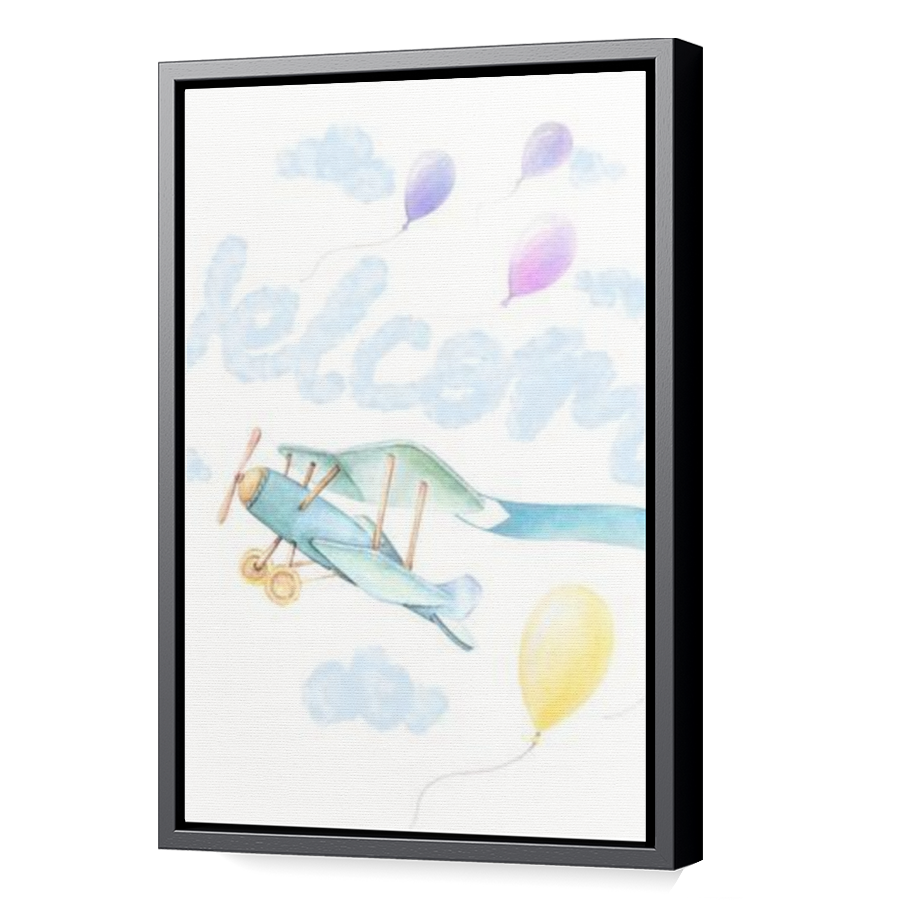 Thumbnail for Canvas - Black Floating Frame
