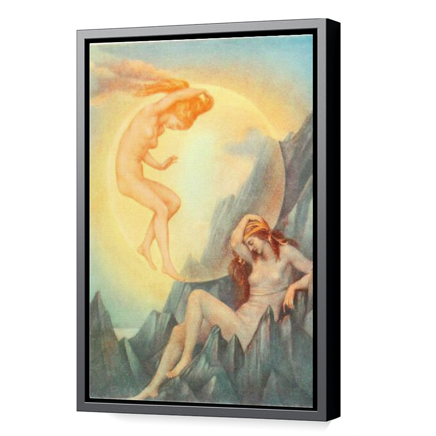 Thumbnail for Canvas - Black Floating Frame