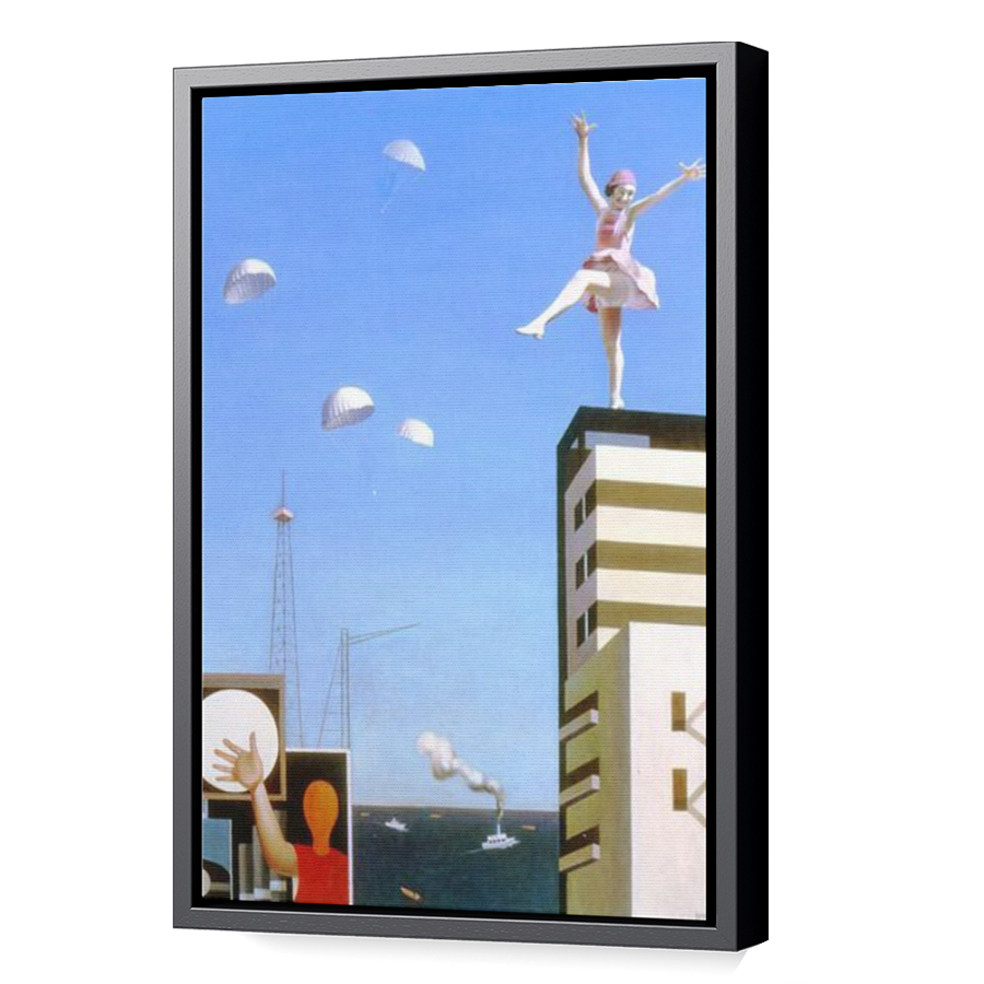Thumbnail for Canvas - Black Floating Frame
