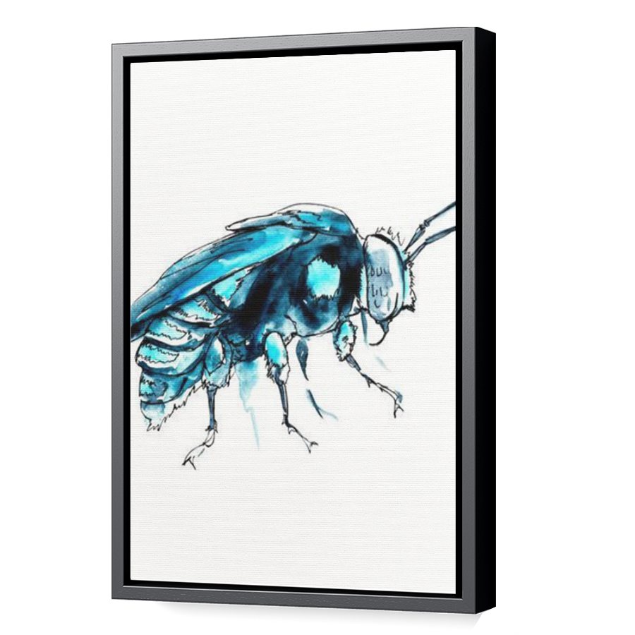 Thumbnail for Canvas - Black Floating Frame