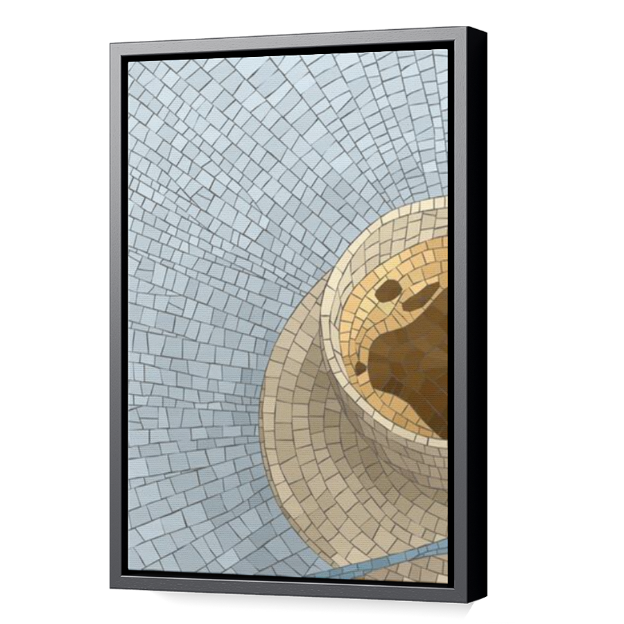 Thumbnail for Canvas - Black Floating Frame