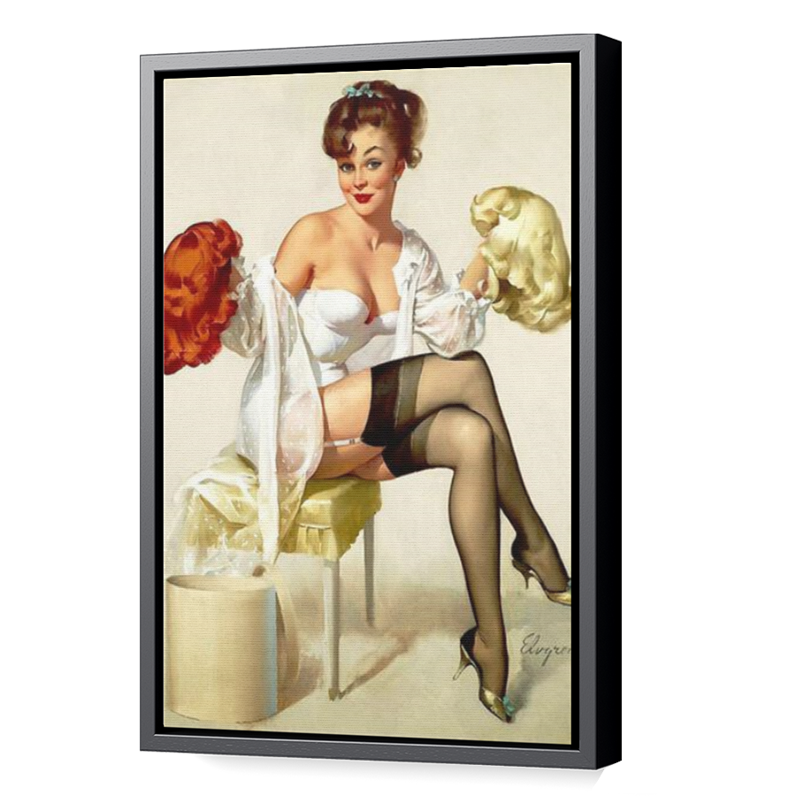Thumbnail for Canvas - Black Floating Frame