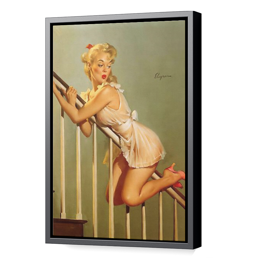 Thumbnail for Canvas - Black Floating Frame