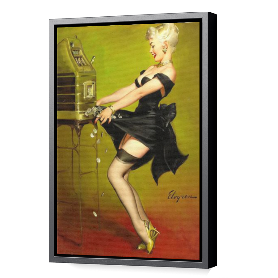 Thumbnail for Canvas - Black Floating Frame
