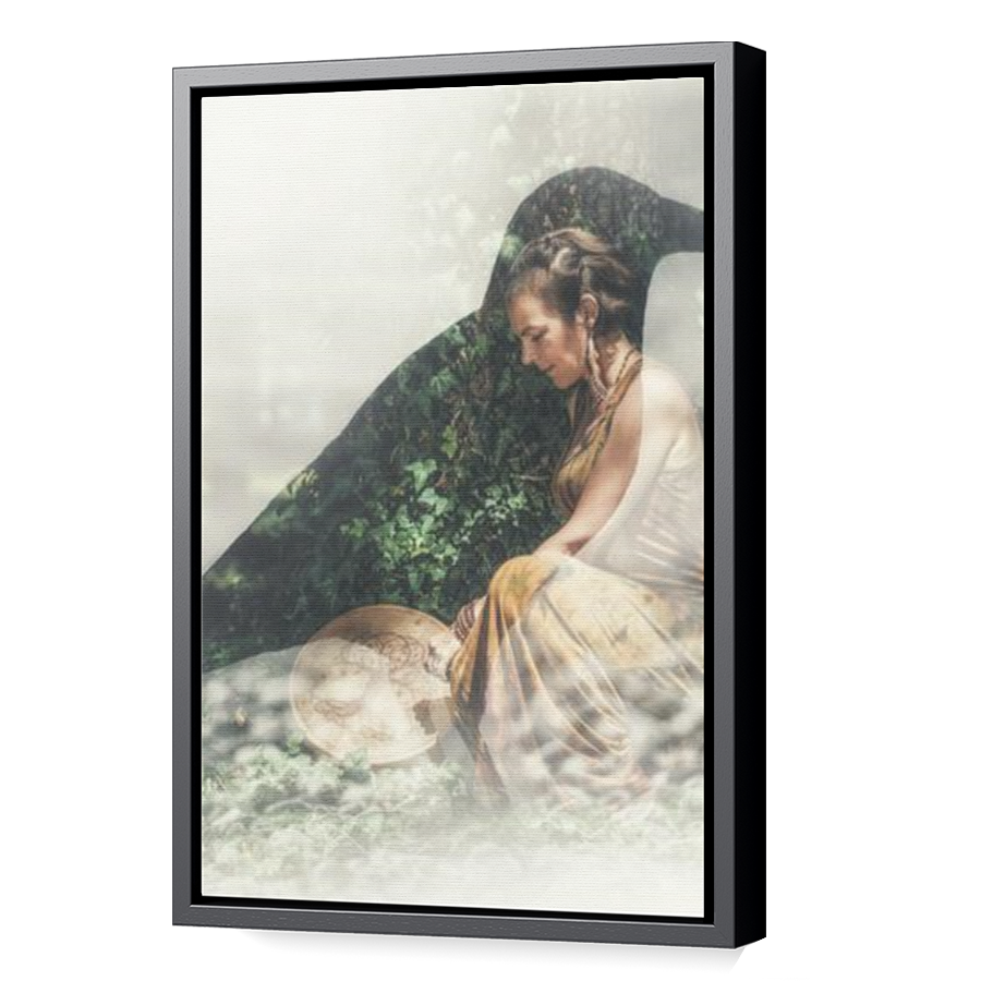 Thumbnail for Canvas - Black Floating Frame