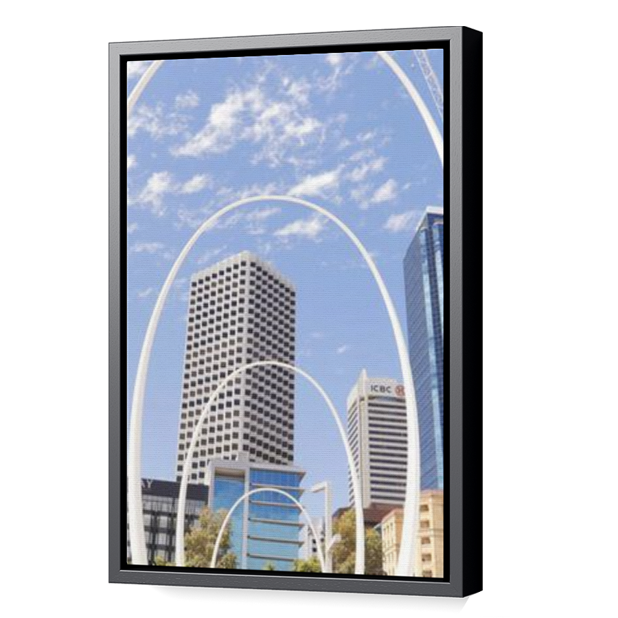 Thumbnail for Canvas - Black Floating Frame