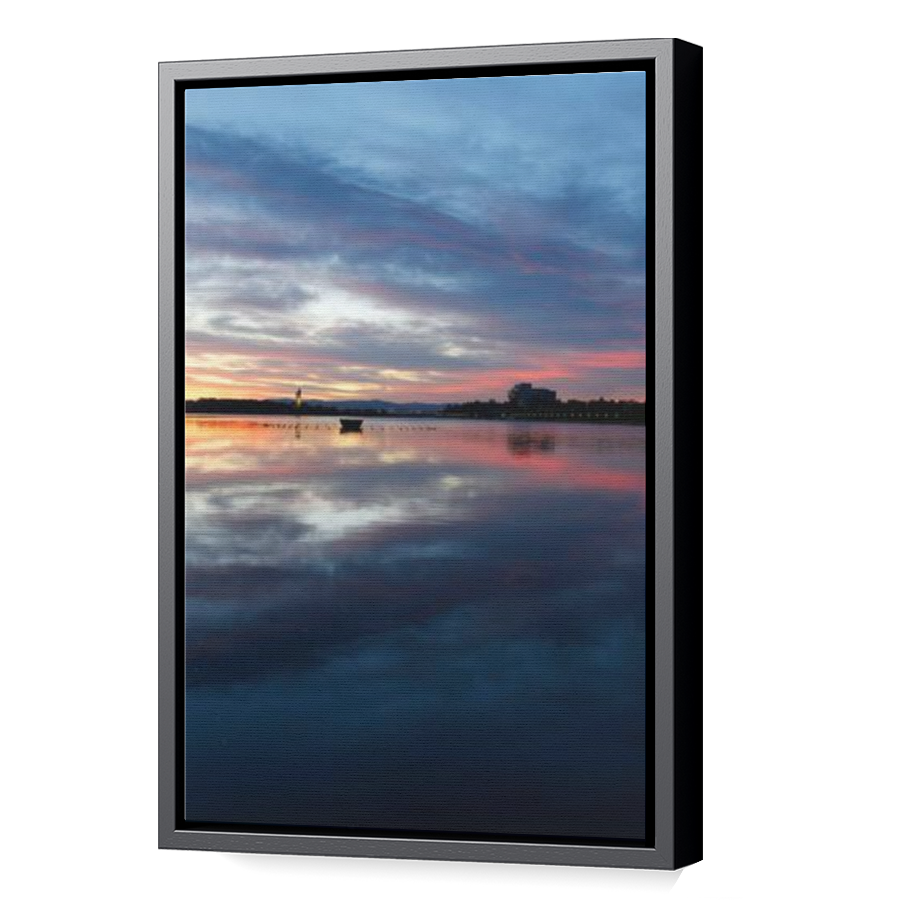 Thumbnail for Canvas - Black Floating Frame