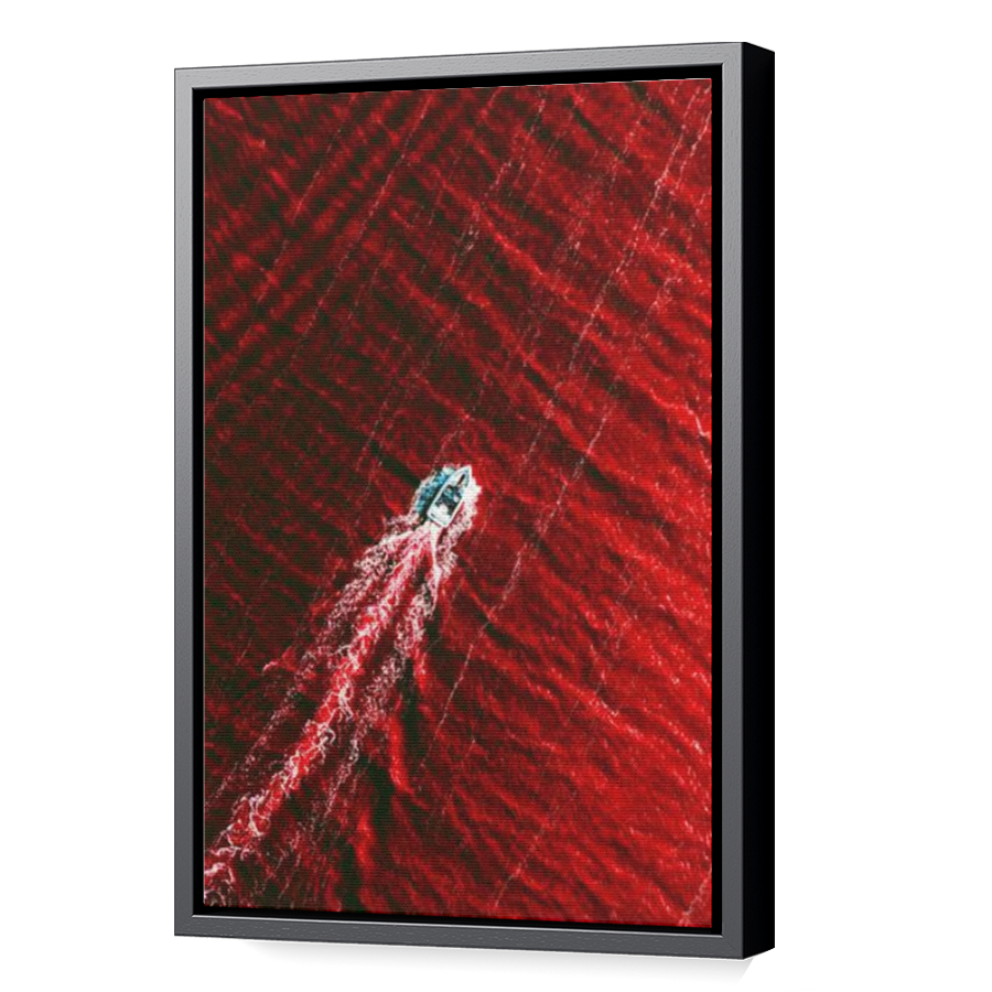 Thumbnail for Canvas - Black Floating Frame