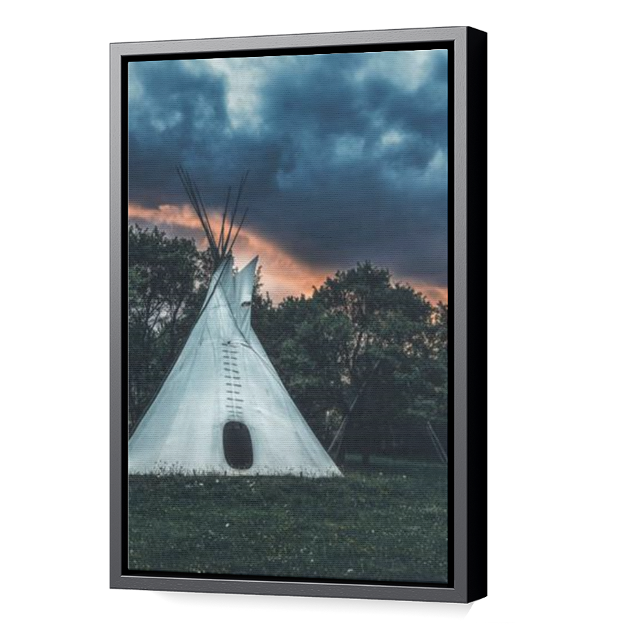 Thumbnail for Canvas - Black Floating Frame