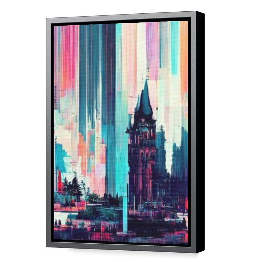 Thumbnail for Canvas - Black Floating Frame
