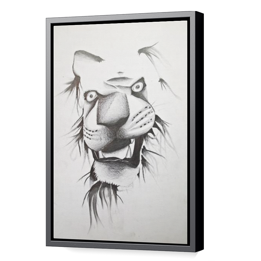 Thumbnail for Canvas - Black Floating Frame