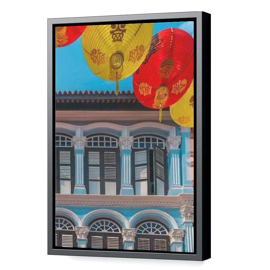 Thumbnail for Canvas - Black Floating Frame