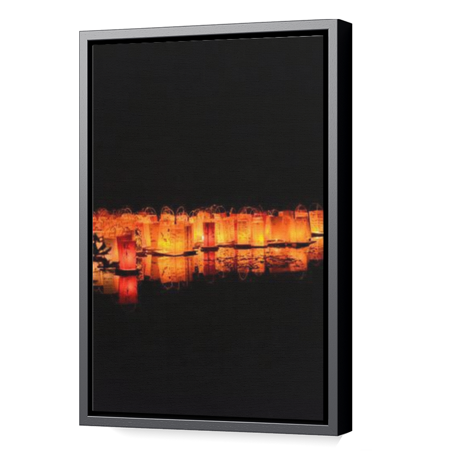 Thumbnail for Canvas - Black Floating Frame
