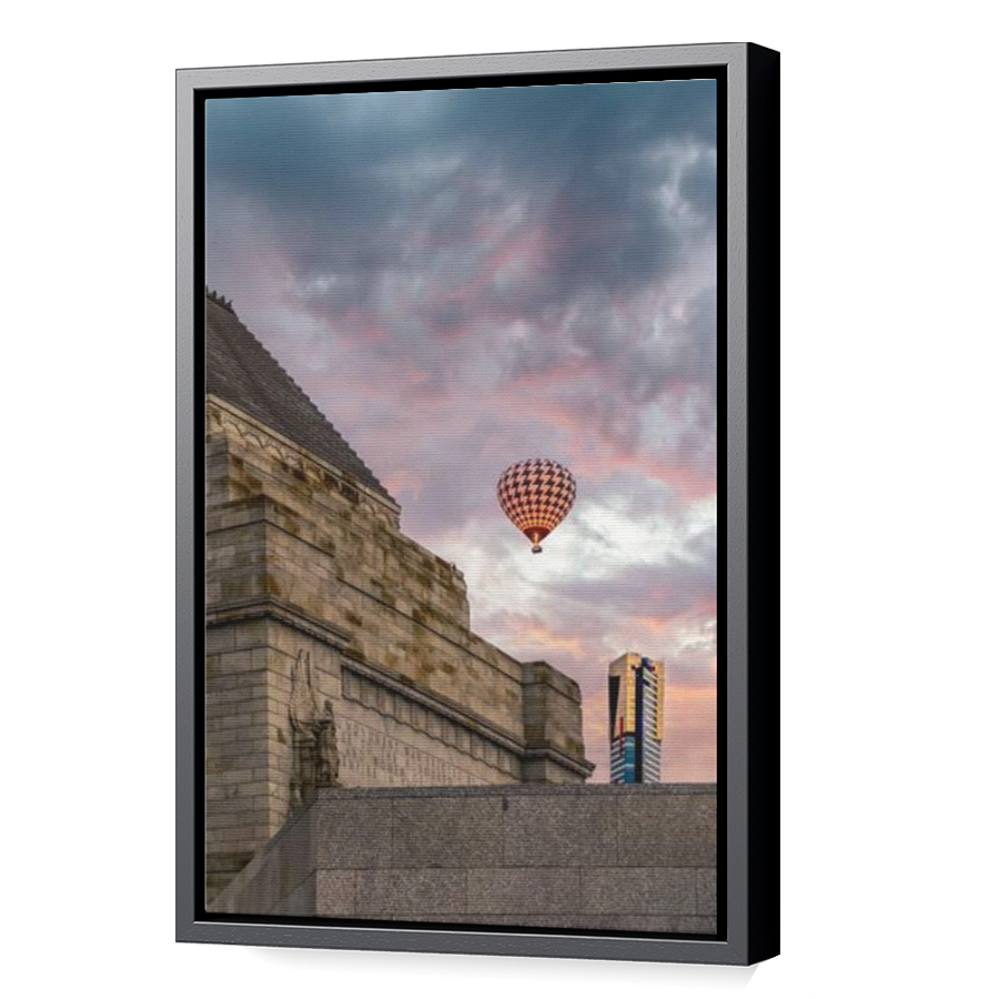 Thumbnail for Canvas - Black Floating Frame