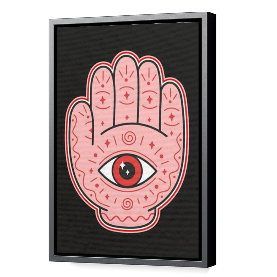 Thumbnail for Canvas - Black Floating Frame
