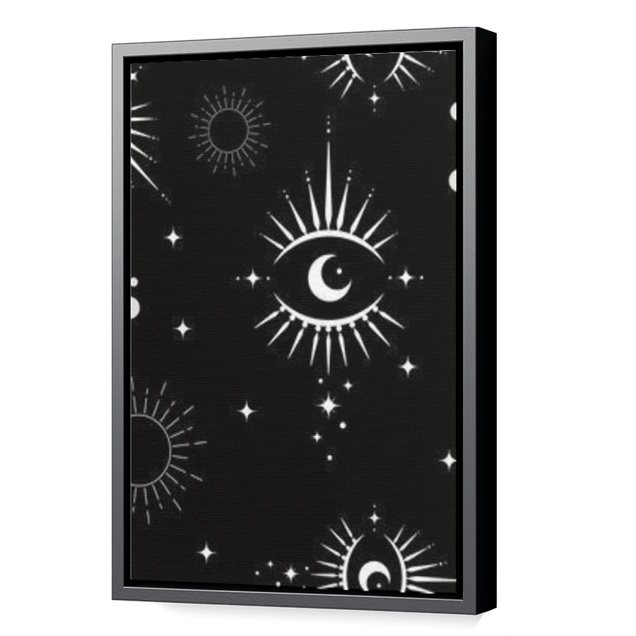 Thumbnail for Canvas - Black Floating Frame